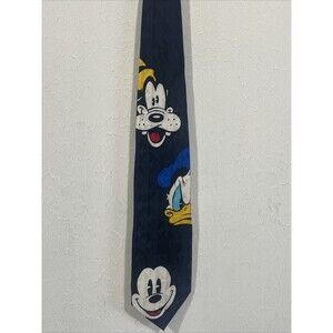 Novelty Tie Mickey Mouse  Disney  Mickey Donald Duck Goofy Disney Store NWT